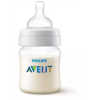 Biberon anticolici Philips AVENT 125 ml cu tetină pentru nou-născuți, 0m+