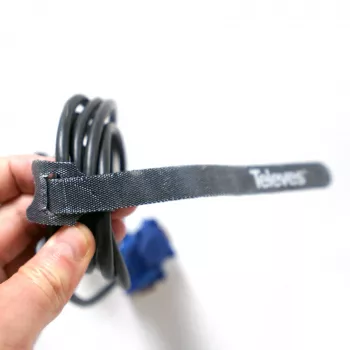 Legături de cablu cu scai Televes KBL, pachet de 10, negru, 15 mm x 250 mm 200102