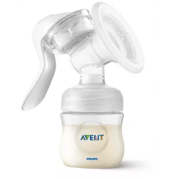 Set pompă manuală pentru sân Philips Avent Lotus