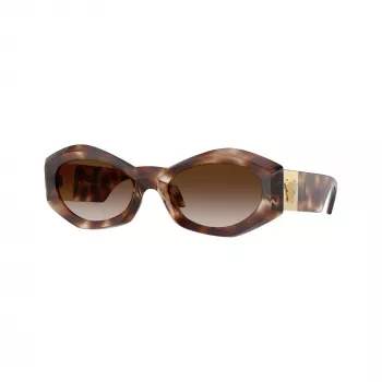 Versace VE4466U Men's Square Acetate Sunglasses, Black Frame, Grey Lenses, 54mm VE4466U54613B