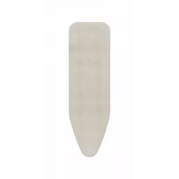 Husă de masă de călcat Brabantia PerfectFlow mărimea B, 124 x 38 cm, Denim Gri, căptușeală din fetru de 8 mm