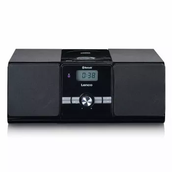Sistem muzical micro Lenco MC-030BK cu Bluetooth, CD, radio FM, USB, AUX, negru