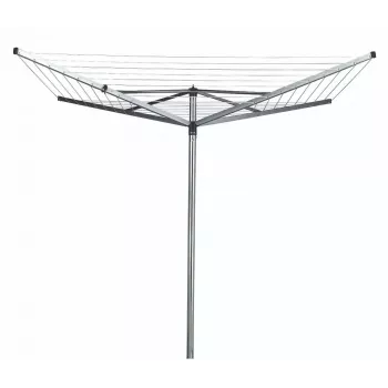 Uscător rotativ de rufe Brabantia Topspinner 40m, 4 brațe, gri metalic