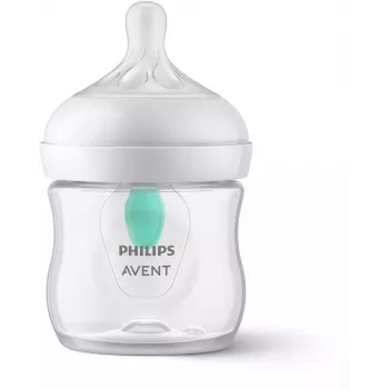 Biberon anticolici Philips Avent Natural Response cu valvă AirFree, 125 ml, Newborn Flow 1, 0 luni+