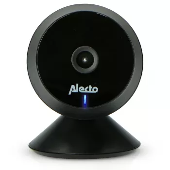 Baby monitor video digital Alecto SMARTBABY5BK, 2,4 GHz FHSS, LCD color 2,4 inch, vedere nocturnă, comunicare bidirecțională, senzor de temperatură, cântece de leagăn, VOX, negru