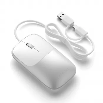 Mouse cu fir Satechi Slim LX, argintiu