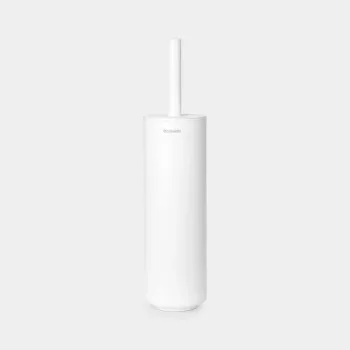 Perie de toaletă cu suport Brabantia ReNew, Mineral White