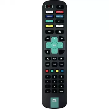 Telecomandă de schimb One For All URC4923 pentru Roku TV, funcție de învățare, 1 dispozitiv, negru