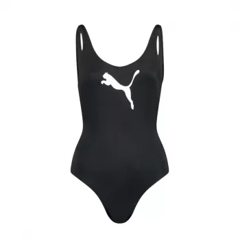Costum de baie damă dintr-o piesă Puma Swim negru mărimea M