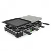 Aparat de raclette Tristar RA-2747 cu strat antiaderent, bec indicator, funcție grill, negru, piatră