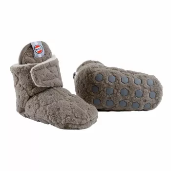 Lodger Slipper Folklore papuci din fleece pentru bebeluși, Buffalo Plaid, 12-18 luni