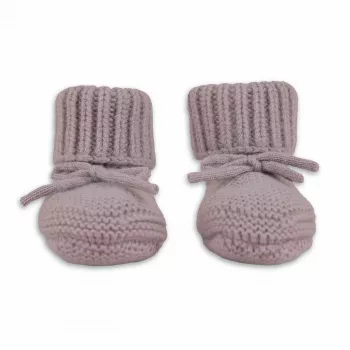 Lodger Slipper papuci din lână merino pentru bebeluși, roz, 6-12 luni