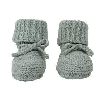 Lodger Slipper botosei tricotați din mătase pentru bebeluși 0-6 luni