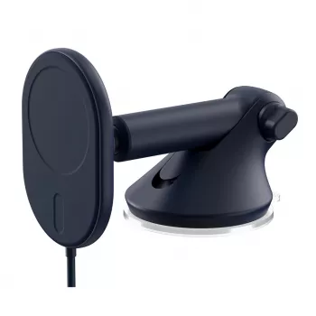 iOttie Velox încărcător wireless magnetic cu suport pentru bord și parbriz - încărcare rapidă Qi 7,5W, compatibil MagSafe, negru
