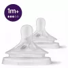 Philips Avent Natural Response tetine din silicon debit mediu 1M+ (2 buc.)