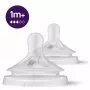 Philips Avent Natural Response tetine din silicon debit mediu 1M+ (2 buc.)