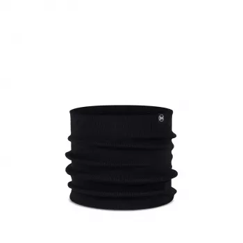BUFF Lilon Neck Warmer Black - Primaloft Insulated, Recycled Polyester, Seamless