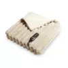 Duux Yentl Electric Blanket Striped Rabbit Faux Fur Beige 200x200 cm (DXOB01)