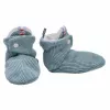 Papuci din bumbac pentru bebeluși Lodger Slipper Ciumbelle, 3-6 luni, Ocean