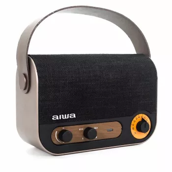Radio portabil Bluetooth AIWA RBTU-600 cu FM, USB, AUX-in, MicroSD, acumulator reîncărcabil