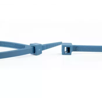 WKK 15084671 Metal Detectable Cable Tie 150 x 3.6 mm Blue 100-Pack