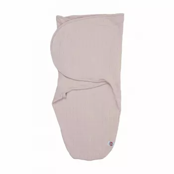Pătură de înfășat din bumbac pentru bebeluși Lodger Bundler Solid, Powder