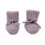 Papuci tricotați pentru bebeluși Lodger Slipper Knit, roz, 0-6 luni