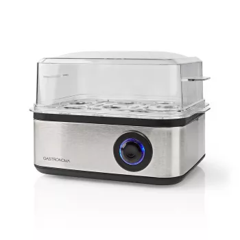 Gastronoma Fierbător de ouă 500W, 8 ouă, negru/argintiu
