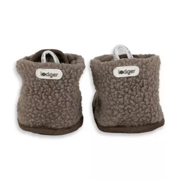 Papuci de casă pentru bebeluși Lodger Teddy, Buffalo, 6-12 luni