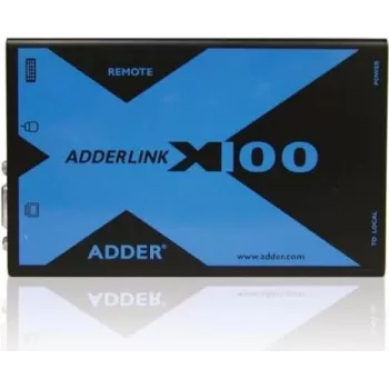 Set extender KVM Adder AdderLink X100 VGA USB Audio prin CATx până la 100m (X100A-USB/P-IEC)