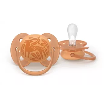Suzetă Philips Avent Ultra Soft Neutral, 18M+, set de 2