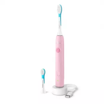 Periuță de dinți electrică sonică cu Bluetooth Philips Sonicare For Kids, roz