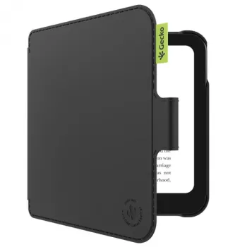 Husă Gecko Covers Cactus pentru Kobo Libra Colour & Tolino Vision Color - neagră V4CL2557C1