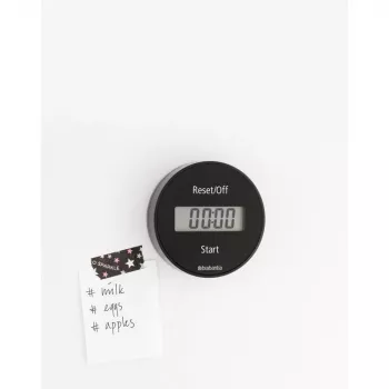 Cronometru de bucătărie Brabantia cu magnet, gri închis