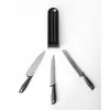 Set bloc de cuțite pentru sertar Brabantia Tasty+, gri închis, 3 cuțite