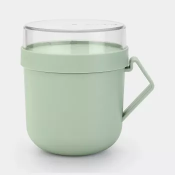 Cană de supă Brabantia Make & Take 0,6L verde jad