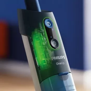 Curățător electric fără fir pentru pardoseli dure Philips OneUp Series 3000, Deep Blue