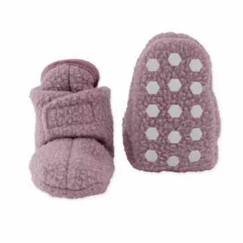 Papuci de casă pentru bebeluși Lodger Teddy roz 12-18 luni