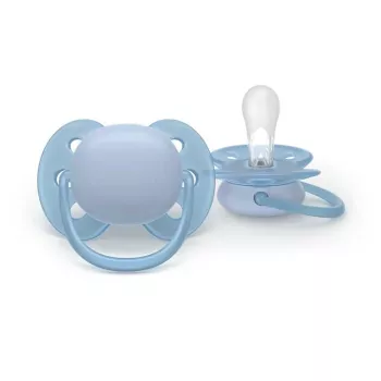Suzetă Philips Avent Ultra Soft 0-6 luni, neutral, 2 buc.