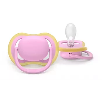 Suzetă Philips Avent Ultra Air 6-18 luni, 2 buc., design animale
