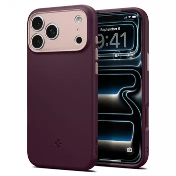 Husă MagSafe SPIGEN Nano Pop pentru iPhone 17 Pro / 18 Pro Burgundy Bean