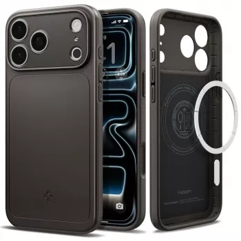 Husă Spigen Thin Fit MagSafe pentru iPhone 17 Pro / 18 Pro - Gunmetal