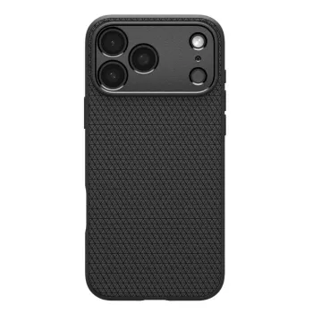 Husă Spigen Liquid Air pentru iPhone 18 Pro Max / 17 Pro Max - neagră mat