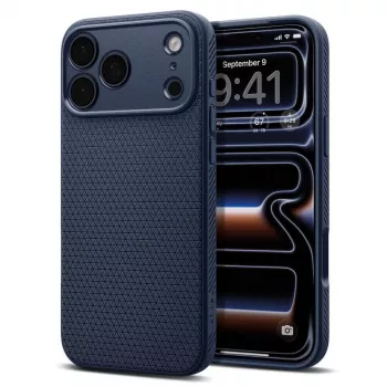 Husă Spigen Liquid Air pentru iPhone 18 Pro Max / 17 Pro Max - Navy Blue