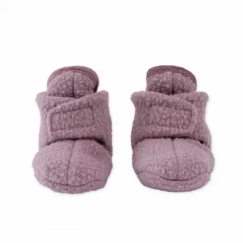 Papuci bebeluș Lodger Slipper Teddy, roz, 3-6 luni