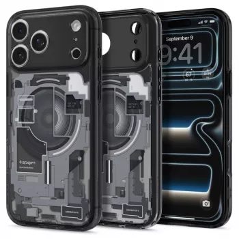 Husă SPIGEN Ultra Hybrid MagSafe iPhone 17 Pro Max / 18 Pro Max Zero One neagră