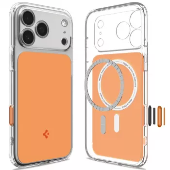 Husă Spigen Ultra Hybrid T Mag MagSafe pentru iPhone 17 Pro Max / 18 Pro Max - portocaliu lucios