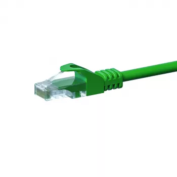 Cablu patch de rețea DSIT CAT 5e U/UTP, 7,5m, verde, CCA, RJ45 DC-C53-075