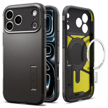 Husă Spigen Tough Armor T MAG MagSafe pentru iPhone 18 Pro Max / 17 Pro Max - Gunmetal