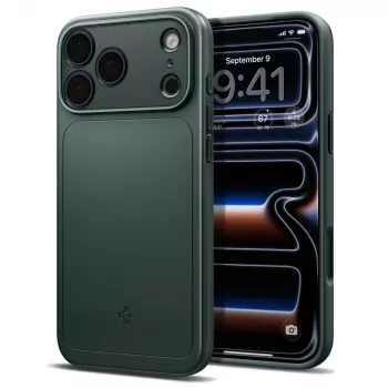 Husă Spigen Thin Fit MagSafe pentru iPhone 17 Pro / 18 Pro - Abyss Green